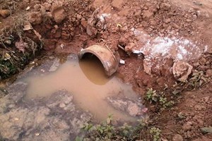 Phát hiện sọ người bọc trong túi ở đồng